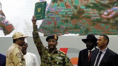 Ex junta leader sworn in as head of Sudan transition council