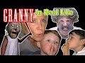 Granny game in real life  escape from grannys house kids skit  davidstv