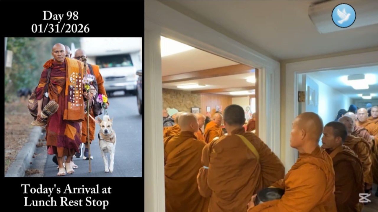 Day 98 : Today's Arrival at our lunch rest stop, Virginia | Walk For Peace | January 31, 2026