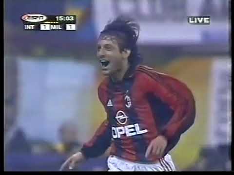 Inter Milan Serie A 1998 1999 Ronaldo Weah Leonardo Baggio Maldini Zanetti Zamorano 
