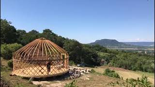 Jurtenaufbau / Yurt setup Timelapse 6m