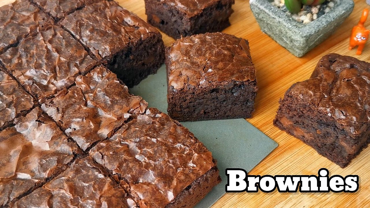 BROWNIES KEDUT CLASSIC BROWNIES RECIPE RESEPI MUDAH TANPA MIXER