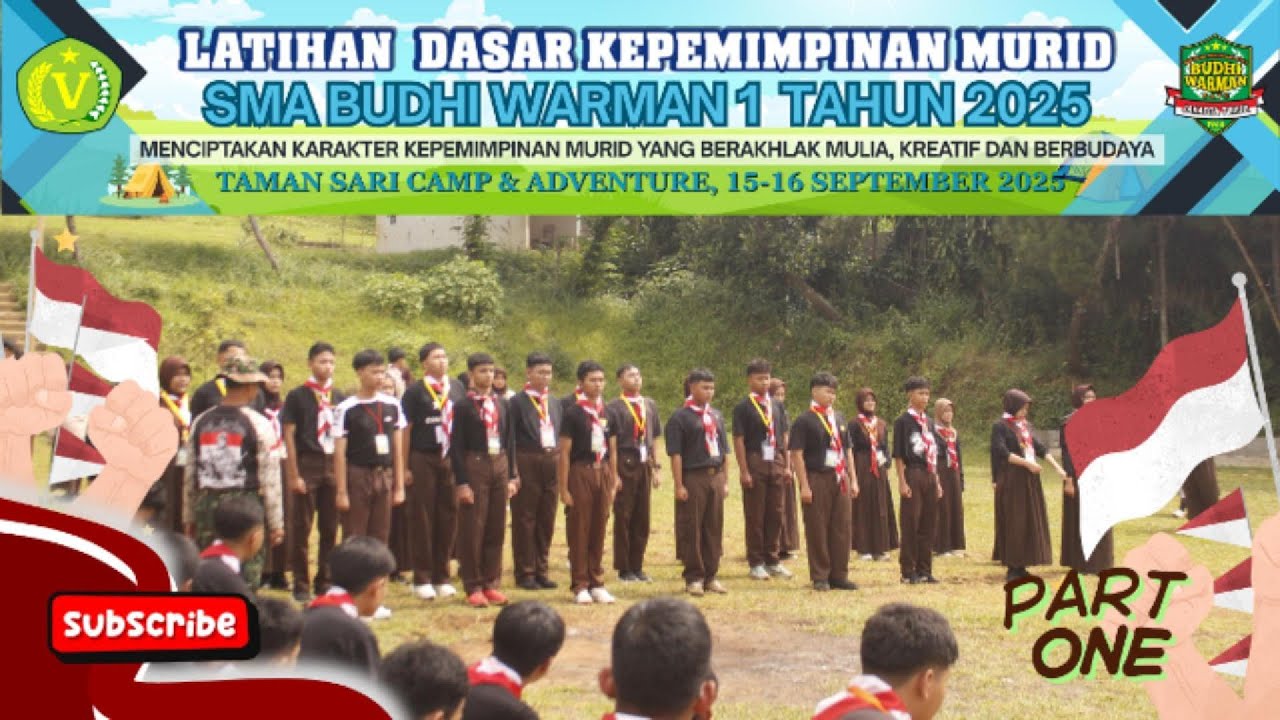 SMA Budhi Warman 1, Latihan Dasar Kepemimpinan Murid 2025 #partone