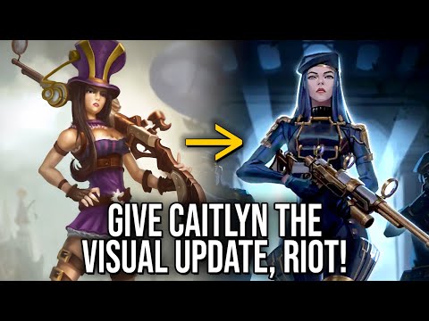 Legends of Runeterra gives Caitlyn a real character design || #shorts