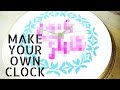 DIY Clock | Ft. Stencil Revolution