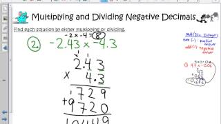 Details Multiplying and Dividing Negative Decimals News