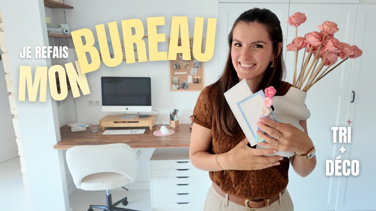 Je REFAIS MON BUREAU pour la rentrée ! Organisation + déco | tribulationsdanais