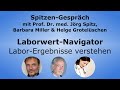 Laborwert-Navigator - Laborwerte verstehen - Spitzen-Gespräch Barbara Miller & Helge Grotelüschen