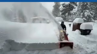 Snow Removal In Meyers On Tuesday