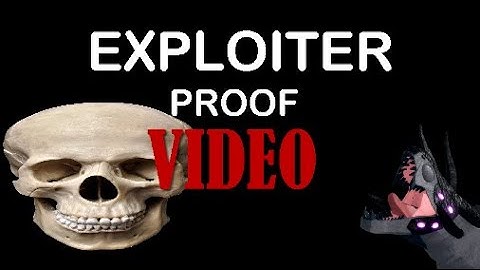 exploiter proof video (sorry for bad quality) roblox dinosaur simulator
