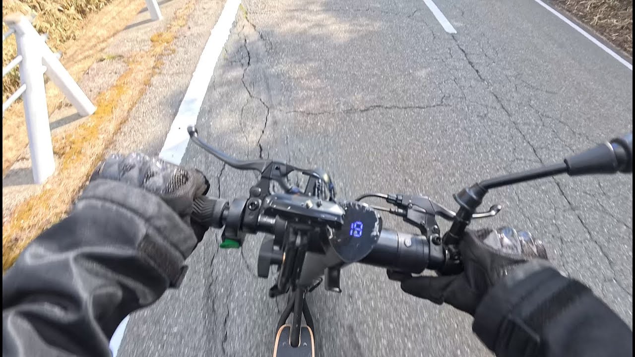 電動キックボードで峠攻めてみた結果…