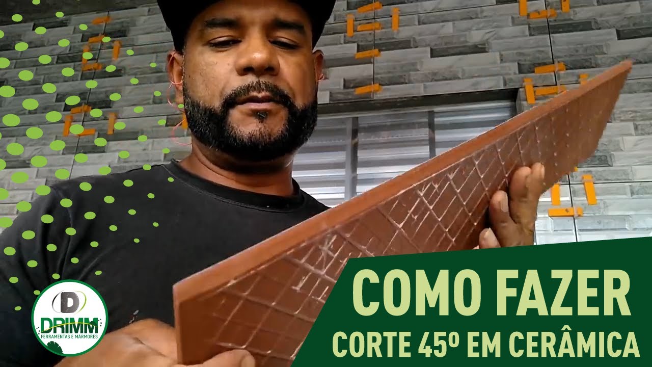 COMO FAZER 45 GRAUS EM CERÂMICA