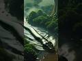 Giant Anaconda Spotted Sliding into Amazon River 🐍🌊#science #sciencefacts  #amazon #mystery #ai