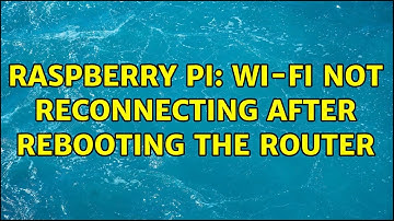Raspberry Pi: Wi-Fi not reconnecting after rebooting the router