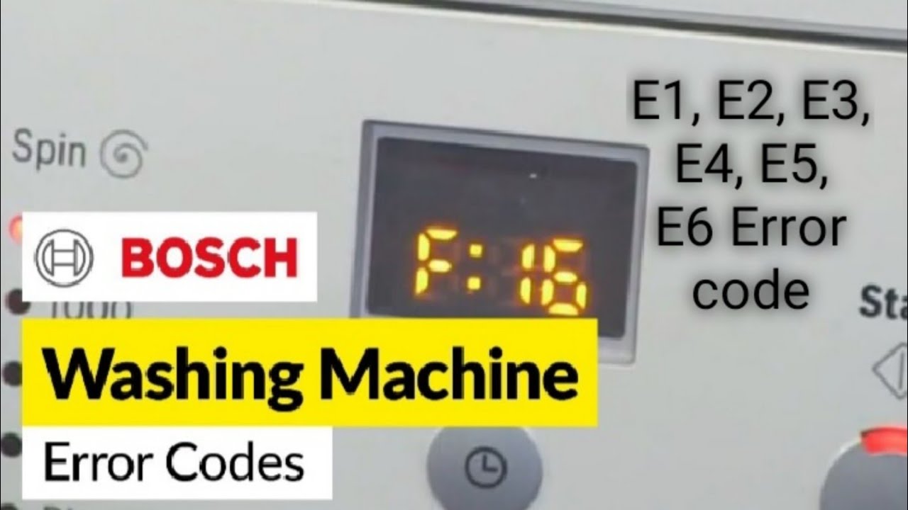 Коды ошибок стиральных машин бош. Бош ошибка f57. F63 Bosch.