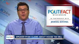Fact-checking Paul Ryan's tax bill claims