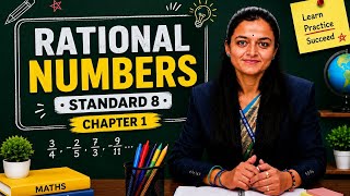 Rational Numbers | Class 8 Maths | Chapter 1 Explained Easy 📘|Radha school wali teacher 👩🏻🏫📚💯