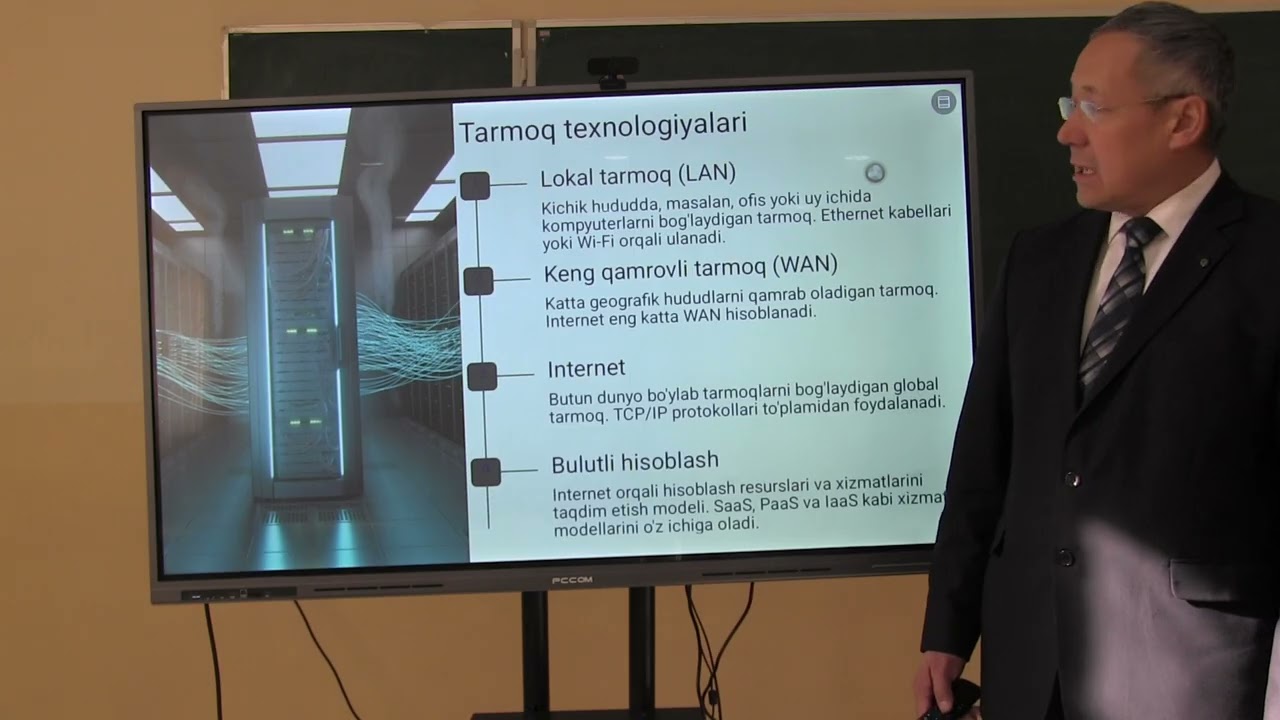 MAVZU : Axborot jarayonlarining apparat va dasturiy ta'minoti