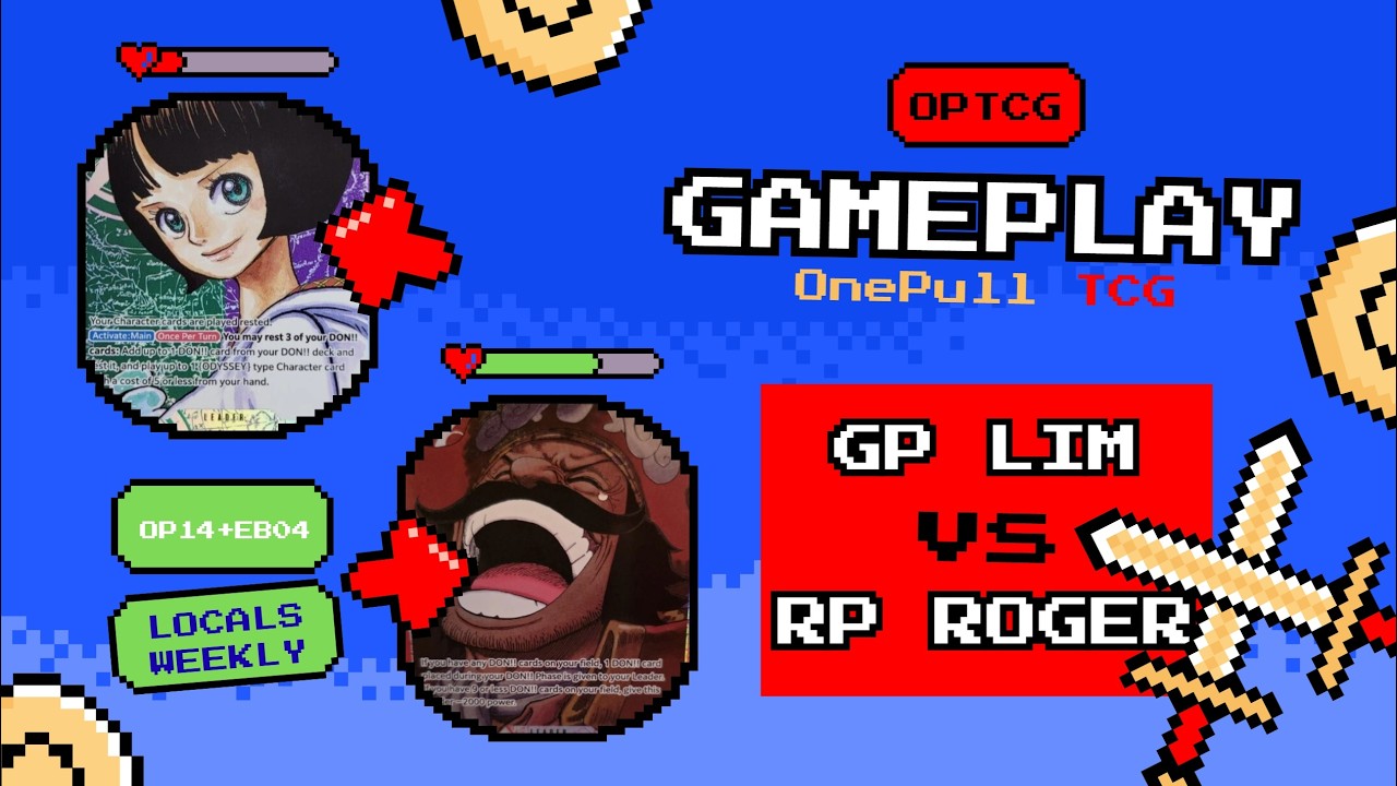 Weekly Locals OPTCG  - Round 3 Lim vs Roger