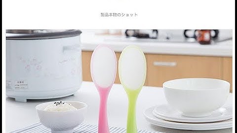 Muôi xới cơm chống dính tự đứng Echo Nhật Bản