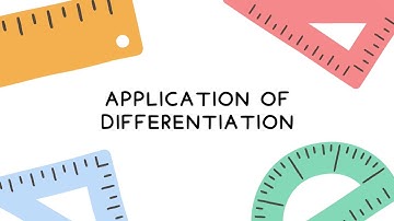 MAT 183 GROUP ASSIGNMENT | APPLICATION OF DIFFERENTIATION