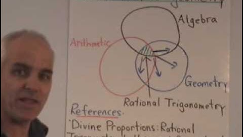 An Invitation to Geometry | WildTrig: Intro to Rational Trigonometry 0 | N J Wildberger