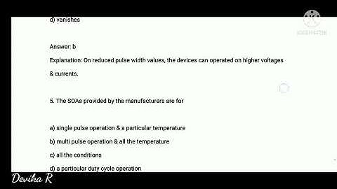 Power electronics MCQ 10 l TNEB AE l TRB polytechnic l GATE l TANCET Exam preparation