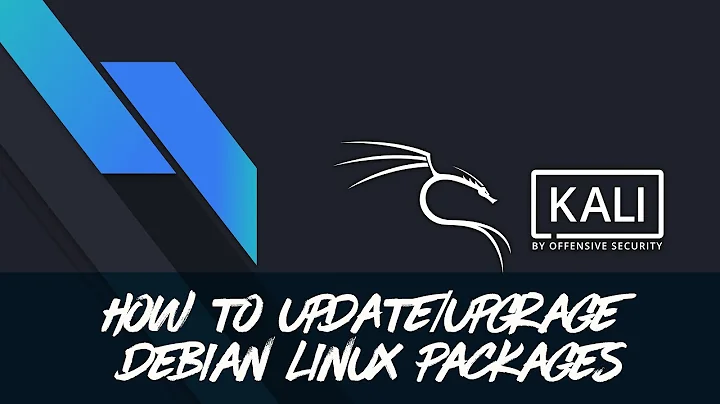 How to Update Upgrade Debian Kali Linux Packages