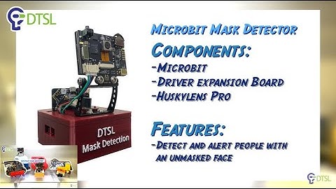 DTSL Showroom Series  - AI不戴口罩檢測器 | AI Mask Detector | Microbit Coding | 3D Print
