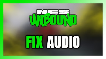 How to FIX Need for Speed Unbound No Audio/Sound Not Working