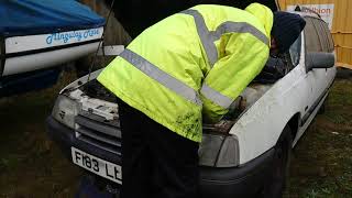 Opel Omega 2.4i barn find. Parked since '03, it's been recovered but can we make it start and drive?