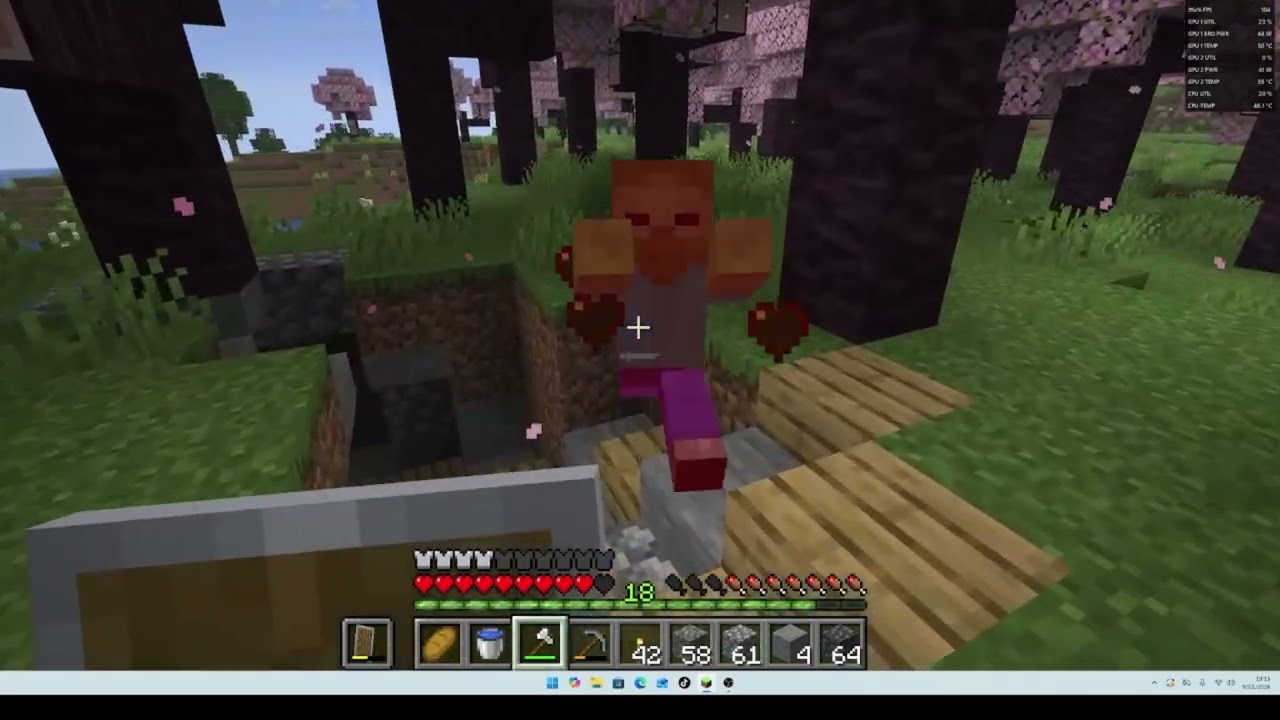 eerste minecraft video