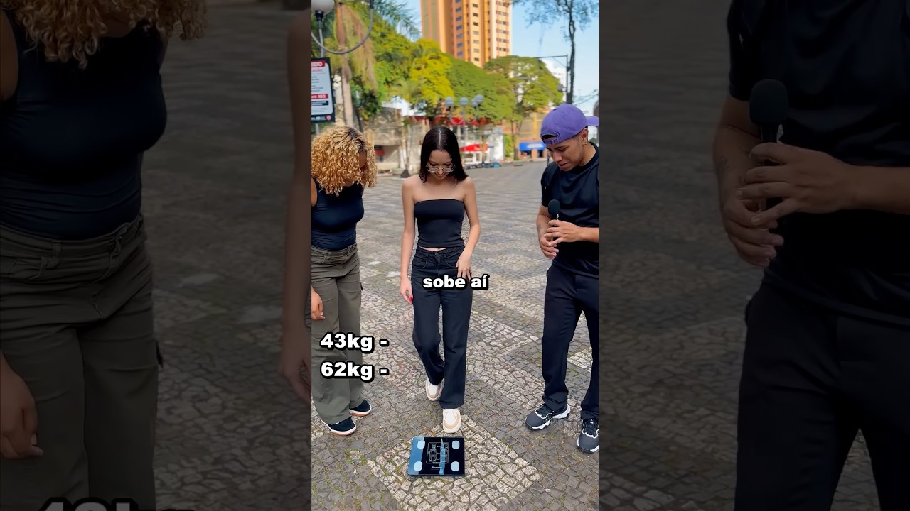 Qual é o seu peso? Acertou ganha o prêmio🤑
