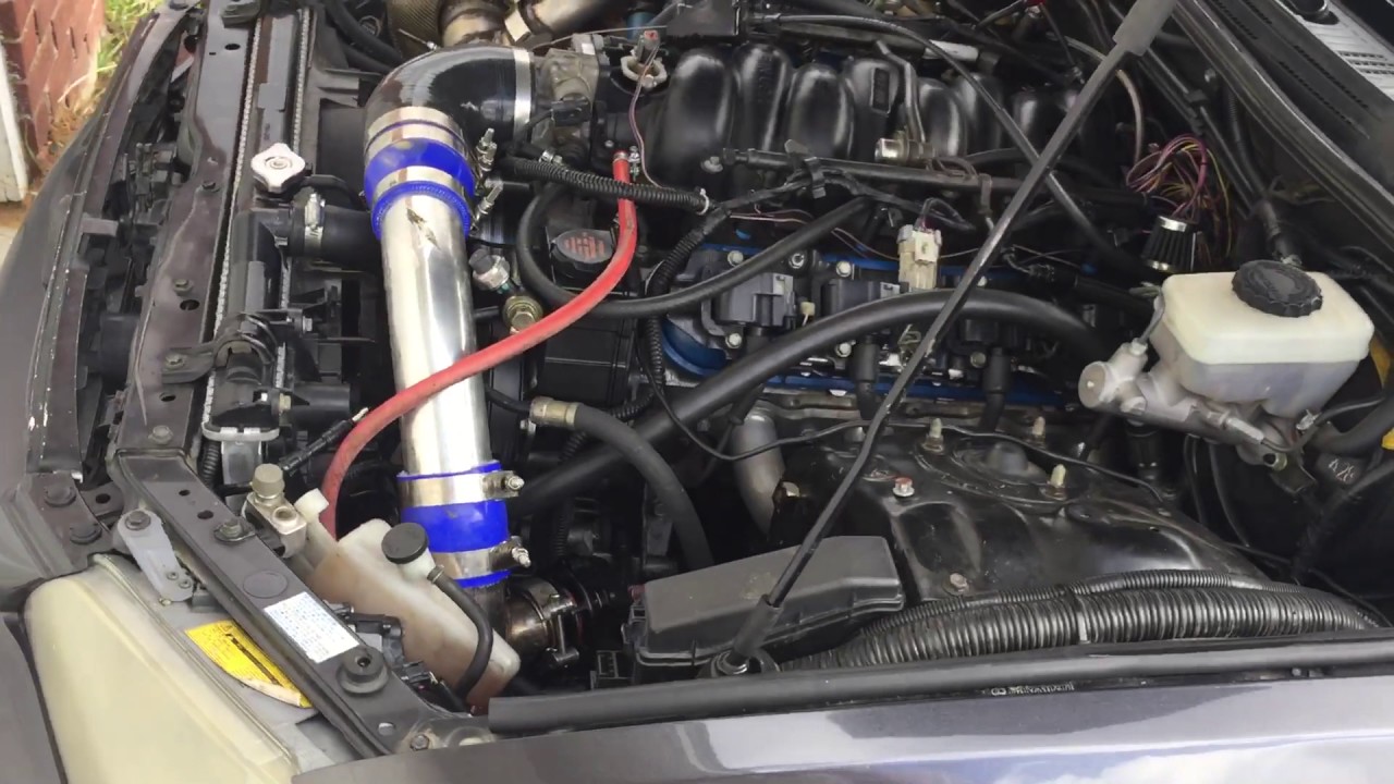 LS swapped Lexus IS300 with front mount turbo and A/C YouTube