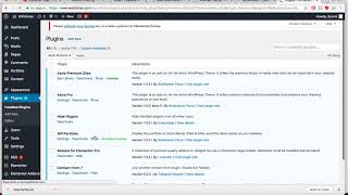 Hide Wordpress Plugins 2018