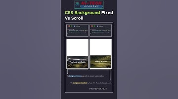 🚀 CSS Background Fixed vs Scroll