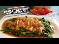 How to cook Braised Abalone with Spinach 鲍鱼菠菜