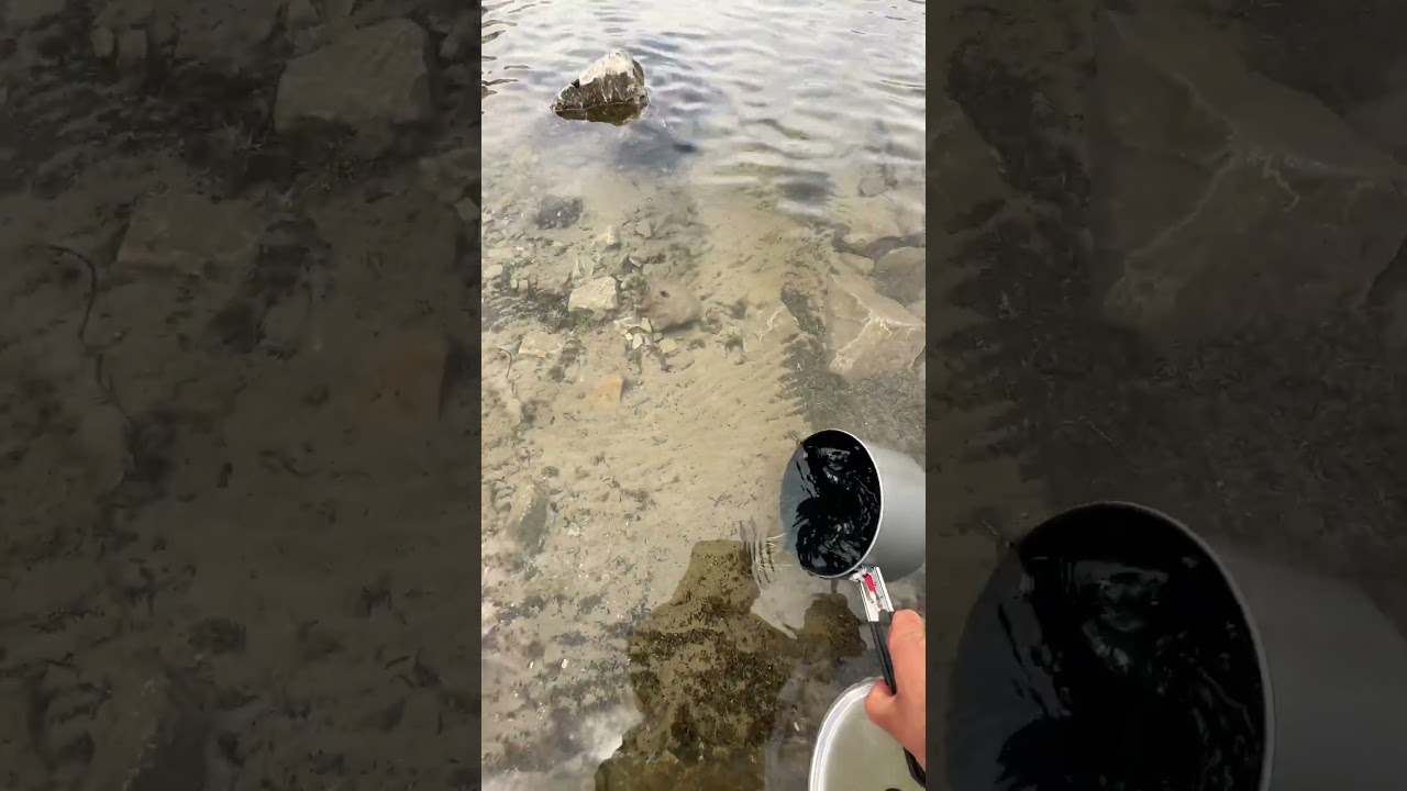Grabbing some water for the camp cook 
