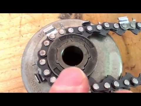 Chainsaw Sprocket Types - spur sprocket and rim sprocket comparison