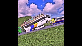 The world's most dangerous bus route 😱 | Mountain - Euro Truck Simulator 2