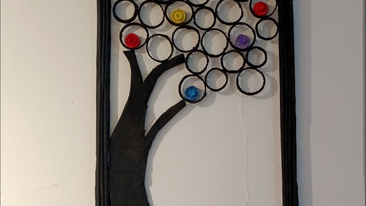 Black and attractive wall decor with newspaper/old magazine 