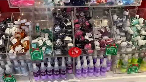 Mixing  Every Hand Sanitizer From Bath & Body Works Together