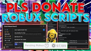 PLS DONATE [Tp, Auto Thanks, Server Hoppper] Scripts