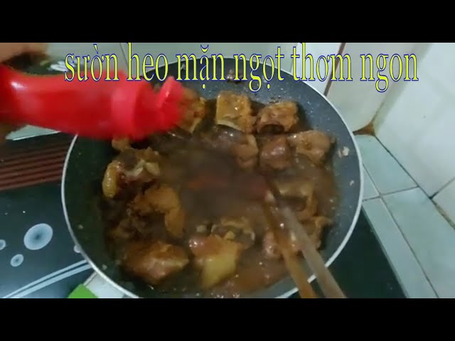 Cách Làm Sườn Ram Mặn Ngọt Thơm Ngon/how to make sweet and salty pork chops