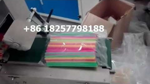 8mm drinking straw group counting wrapping machine with hanging hole pouch