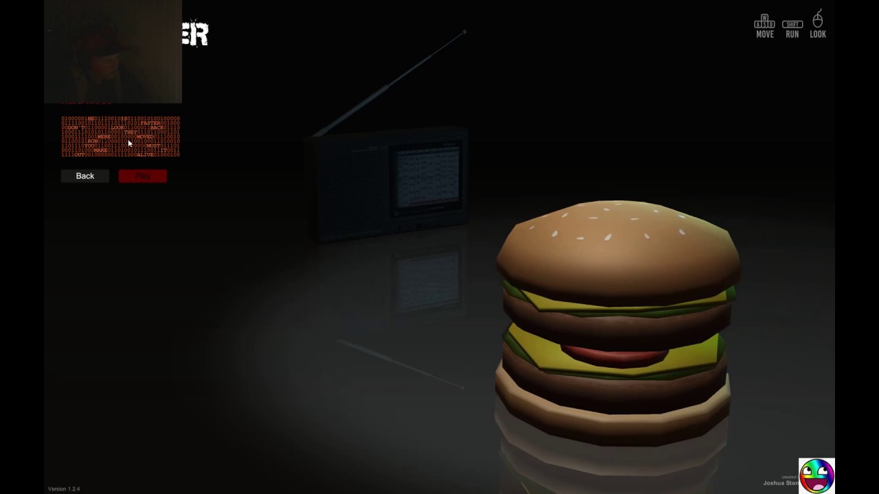 |the hamburger man| scary horror game!! must see!!