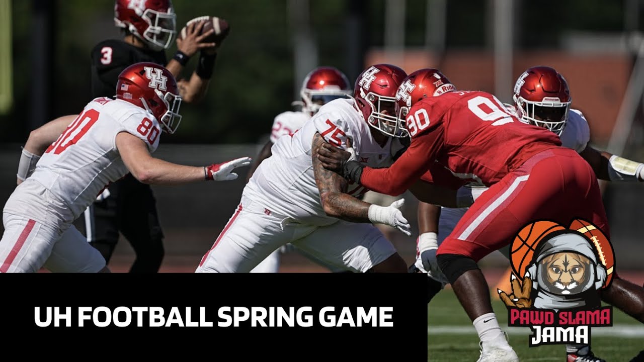Houston Cougars Football 2024 Spring Game: Team White's scoring drive led by QB Caleb McMickle!