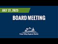 Fraser valley regional district board meeting  july 27 2023