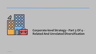 10 - Corporate-level Strategy - Part 3 Of 4 - Diversification
