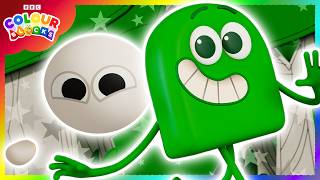 Green Means Ghoul!  | Kids Learn Halloween Colours Compilation | Colourblocks
